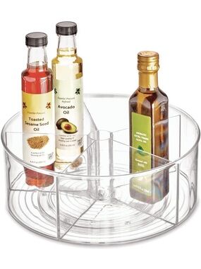 iDesign Recycled Plastic Lazy Susan Turntable Organizer